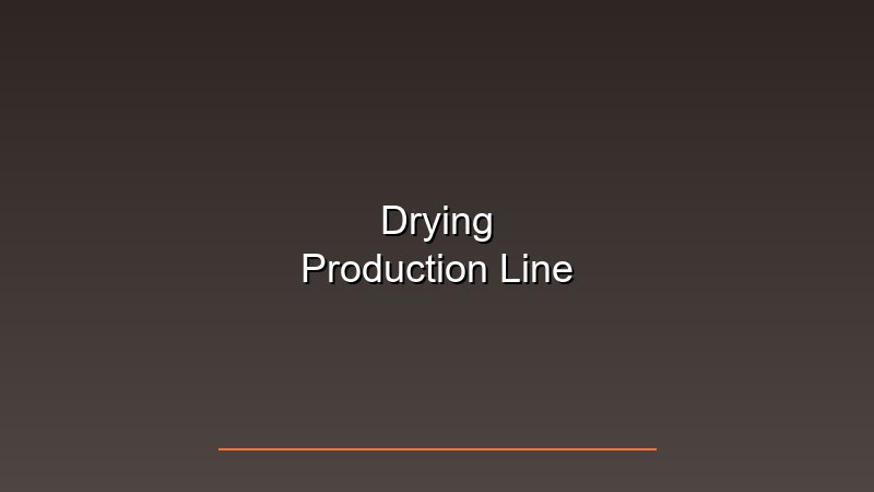 Drying Line